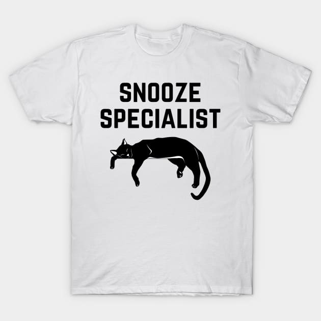 Snooze Specialist T-Shirt by Norse Magic